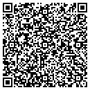 QR code with P V C Inc contacts
