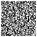 QR code with B E James Jr contacts
