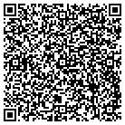 QR code with H & M Builders Log Homes contacts