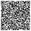 QR code with P & M Realty contacts