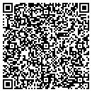 QR code with H&E Development contacts