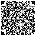 QR code with B B & T contacts