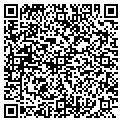 QR code with K & R Cleaners contacts