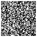 QR code with P R Stump & Stuff contacts