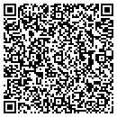 QR code with H & H Towing contacts