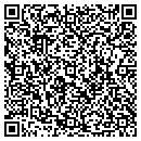 QR code with K M Pools contacts