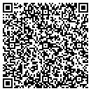 QR code with B & M Self Storage contacts
