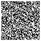 QR code with T E Allred Roofing contacts