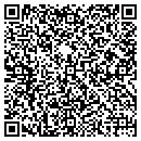 QR code with B & B Backhoe Service contacts