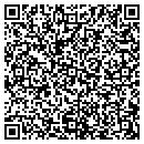 QR code with P & R Paving Inc contacts