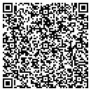 QR code with H B Editing contacts