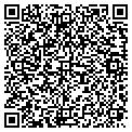 QR code with S & H contacts