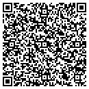 QR code with P & O Website Design & Intl contacts