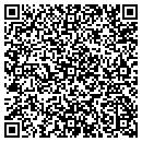 QR code with P R Construction contacts