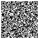 QR code with G & H Backhoe Service contacts