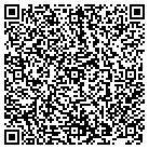 QR code with B and A Mobile Home Estate contacts