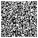 QR code with P & E Farm contacts
