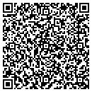 QR code with P J's Willowwind contacts