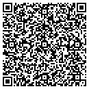 QR code with P & G Security contacts