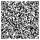 QR code with B & J Florist Supply contacts
