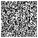 QR code with H & H Towing contacts