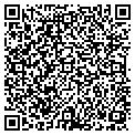 QR code with B B & T contacts