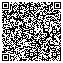 QR code with T & E Fabrics contacts