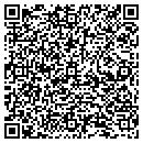 QR code with P & J Landscaping contacts