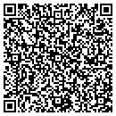 QR code with H & W Body Works contacts