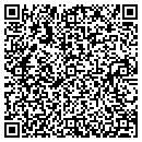 QR code with B & L Video contacts
