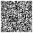 QR code with H & C Garage contacts