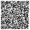 QR code with B B & T contacts