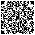 QR code with B & D's contacts