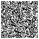 QR code with B & E Excavating contacts