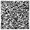 QR code with D & E Machining contacts