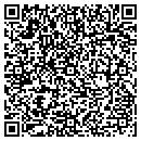 QR code with H A & J L Wood contacts