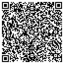 QR code with G & A Backhoe Service contacts