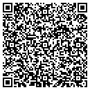 QR code with P & T Farm contacts