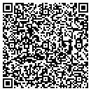 QR code with K Sportswear contacts