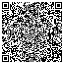 QR code with H and R Inc contacts