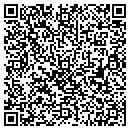 QR code with H & S Coins contacts