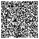 QR code with G & A Backhoe Service contacts