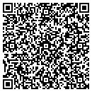 QR code with B & M Excavating Inc contacts