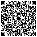 QR code with H & A Siding contacts