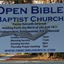 Open Bible Baptist Church in Brunswick, GA