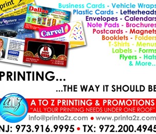 A to Z Printing & Promotions