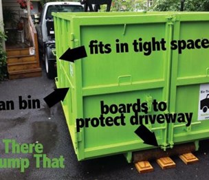 Bin There Dump That Central Maryland Dumpster Rentals