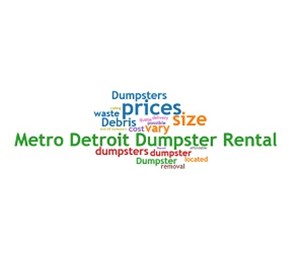Metro Detroit Dumpster Rental
